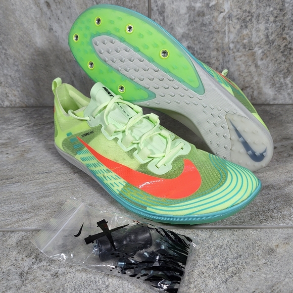 Nike Zoom Victory 5 XC Track Field Spikes Mens Size 12.5 Volt Orange AJ0847-701 - Picture 1 of 10